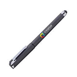 Customized Britebrand™ Soft Touch Hughes Stylus Gelebration™ Gel Pen