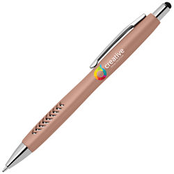 Customized Mineral Soft Touch Basilia Pen with Stylus Top