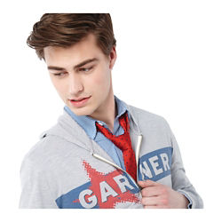 Customized Garner Knit Full Zip Hoody - Men's