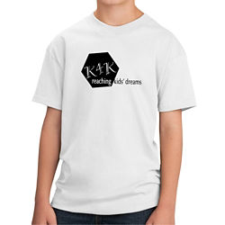 Customized Port & Company® Youth Cotton T-Shirt -Whites