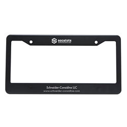 Customized License Plate Frames
