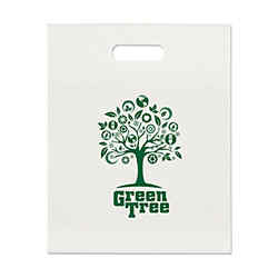 Customized Eco Die Cut Handle Bags -12 x 15