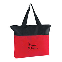 Customized Non-Woven Zippered Tote Bag
