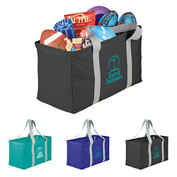 Customized Cheveron Oversized Carry-All Utility Tote