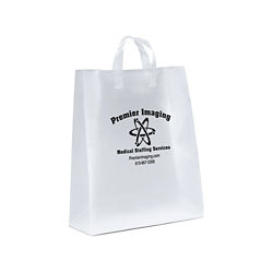 Customized Emmett Frosted Shopper Tote 16 x 19