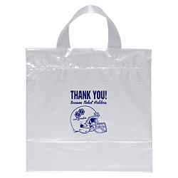 Customized Clear Plastic Tote Bags with Handles for NFL Games