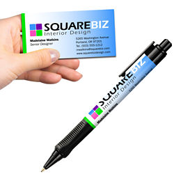 Customized Britebrand™ Business Card Contour Pen