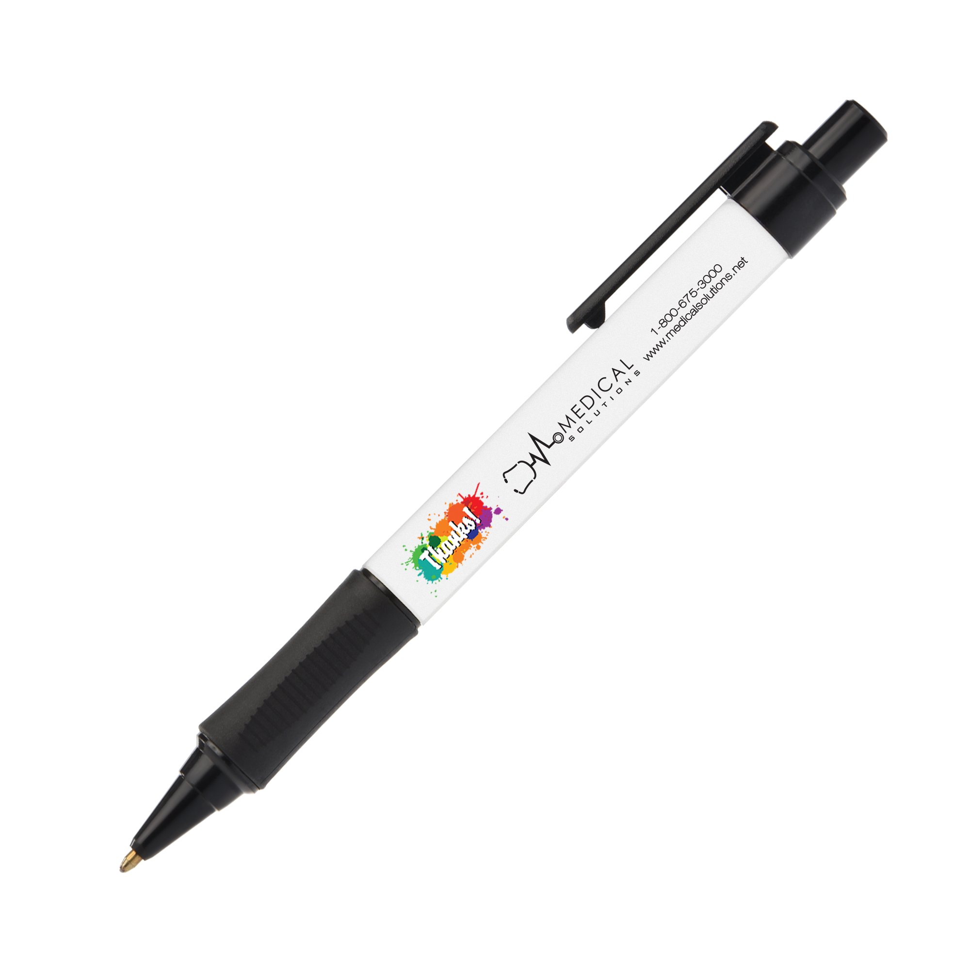 Custom Britebrand™¿ Contour Pen with Antimicrobial Additive | National Pen