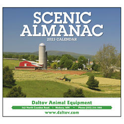 Customized Triumph® Scenic Almanac Commercial Calendar