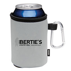 Customized Collapsible KOOZIE® Can Kooler with Carabiner