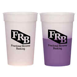 Customized Color Changing Stadium Cup - 17 Oz
