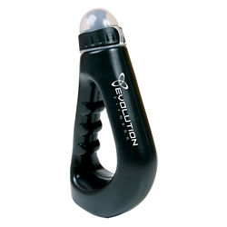 Customized Unique Workout Water Bottle with Carabiner - 10 oz