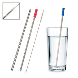 Customized Stainless Steel Straw with Cleaning Brush