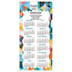 Customized Britebrand™ Deluxe No. 10 Envelope Sized Calendar Magnet