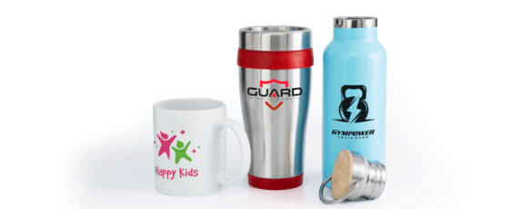 Custom Drinkware Hero of Logo Mug, Tumbler & Bottle