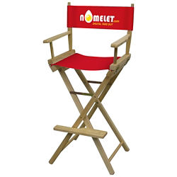 Customized Director Chair Bar Height - Full Color