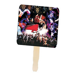 Customized Full Colour Square Hand Fan