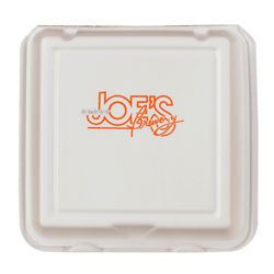 Customized Foam Hinged Deli Container