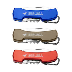 Customized 5-in-1 Knife with Carabiner Clip
