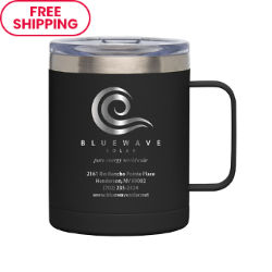 Customized 14 oz. Stainless Steel Noe Camp Mug with Laser Engraved Imprint