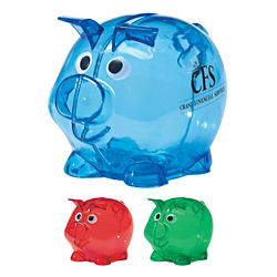 Customized Mini Plastic Piggy Bank