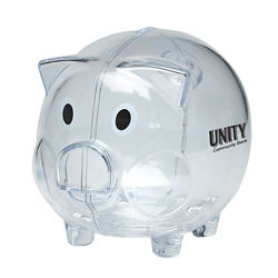 Customized Plastic Piggy Bank
