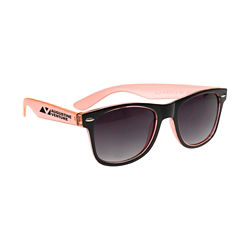 Customized Two-Tone Translucent Malibu Sunglasses