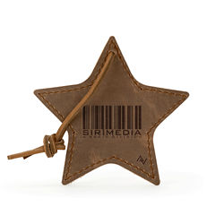 Customized Leather Star Ornament