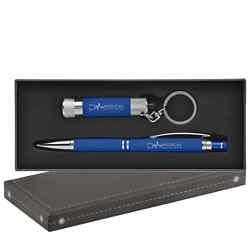 Customized Diamond Stylus Pen & Flashlight Gift Set