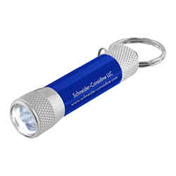 Customized 3 LED Flashlight Keychain