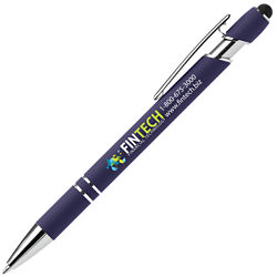 Customized Soft Touch Alpha Stylus Pen - Full Colour Inkjet