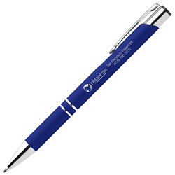 Customized Soft Touch Paragon Pen in Bright Colors - Medium