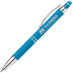 Customized Bright Soft Touch Diamond Stylus Pen