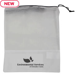 Customized 3-Pack Recycled Polyester Mesh Produce Bag