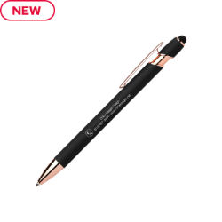 Customized Anniversary Alpha Stylus Pen with Rose Gold Trim