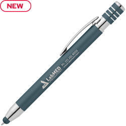 Customized Mineral Engraved Soft Touch Maya Stylus Pen