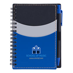 Customized Spiral Notebook with Pocket & Pen