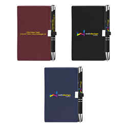Customized Britebrand™ Nifty Note Caddy and Soft Touch Pen