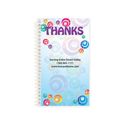 Customized Design Wrap Jot It Spiral Note Pad
