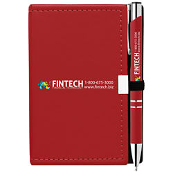 Customized Full Color Note Caddy & Paragon Pen Set