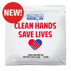 Customized Antibacterial Hand Sanitizer Gel Packet
