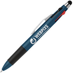 Customized Metallic Lucina 4-Ink Stylus Pen