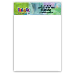 Customized BIC® 4'' x 6'' Stock Designs Sticky Note Pad, 25 Sheet Pad