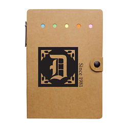 Customized Large Snap Notebook with Desk Essentials