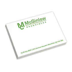 Customized BIC® 4'' x 3'' Value Sticky Note Pad, 25 Sheet