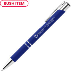 Customized Soft Touch Paragon Pen in Bright Colors - Medium