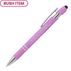 Customized Tropical Engraved Soft Touch Alpha Stylus Pen