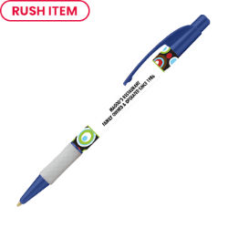 Customized Design Wrap Metallic Colorama Pen with Frosted Grip