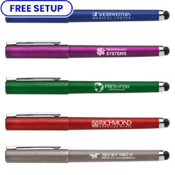 Customized Soft Touch Thea Stylus Gel Pen 