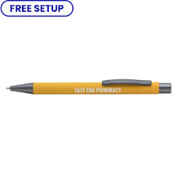 Customized Soft Touch Arlington Pen with Deluxe Refill
